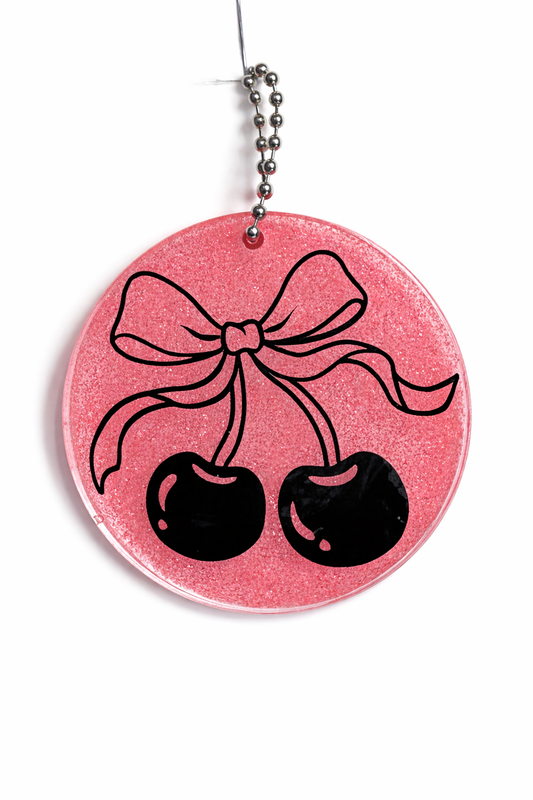 Cherry Glitter Charm